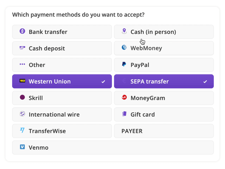 The illustration shows multiple payment options which helps to reduce your cart abandonment rate.