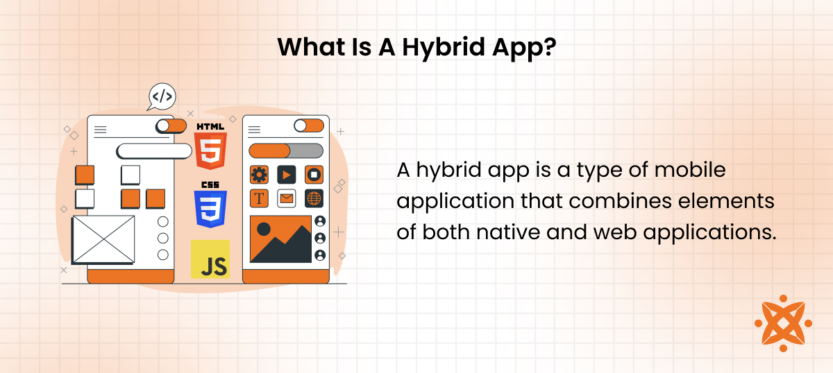 Definition and architecture of hybrid mobile applications