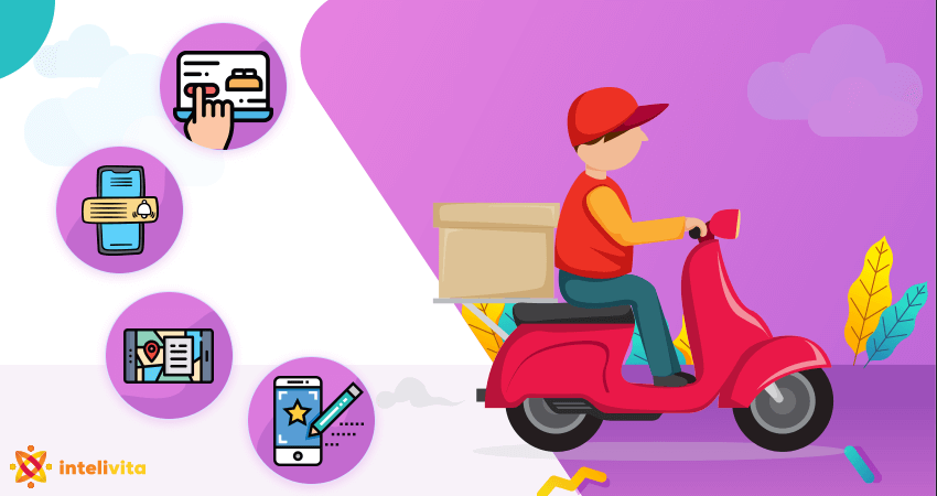 on demand food delivery management- delivery boy app development